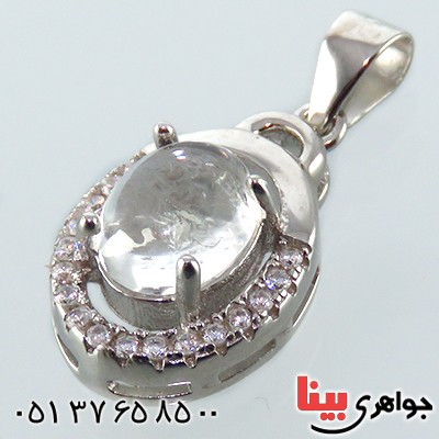 گردنبند در نجف زنانه رودیوم مدل نادیا _کد:13388