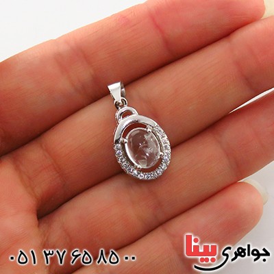 گردنبند در نجف زنانه رودیوم مدل نادیا _کد:13388