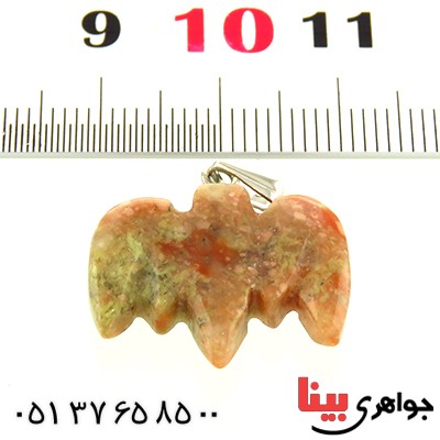 گردنبند جاسپر تراش بتمن _کد:13462