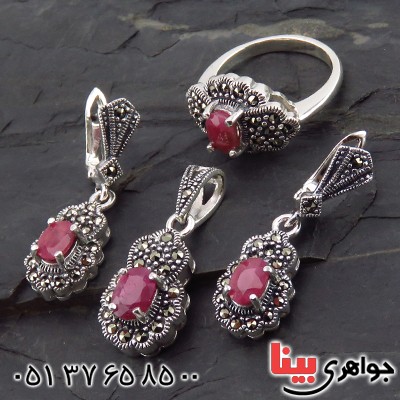 سرویس یاقوت سرخ زنانه درجه یک هانگ _کد:13480