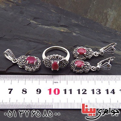 سرویس یاقوت سرخ زنانه درجه یک هانگ _کد:13480