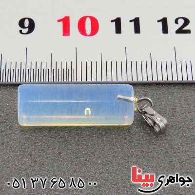 گردنبند اوپال تراش استوانه ای _کد:13484