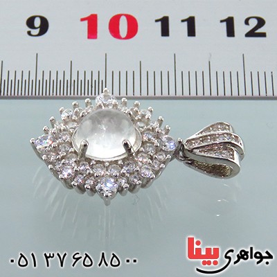 گردنبند در نجف زنانه رودیوم مدل دیانا _کد:13499