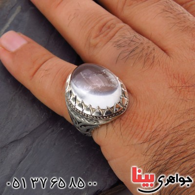 انگشتر در نجف مردانه درشت اسلیمی فاخر _کد:1854