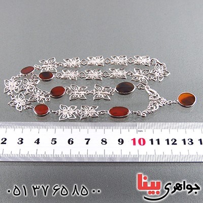 سینه ریز عقیق یمنی زنانه خاص دو رو فاخر مدل آویسا _کد:1855