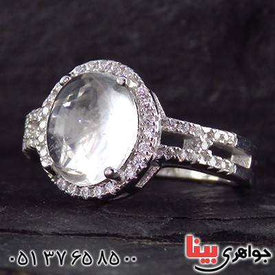 انگشتر در نجف زنانه رودیوم مدل هما _کد:13533