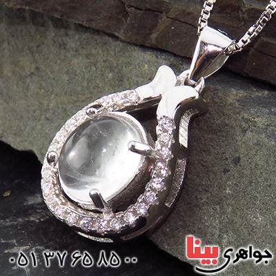 گردنبند در نجف زنانه رودیوم مدل تارا _کد:13543