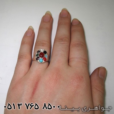انگشتر چند جواهر 9 نگین