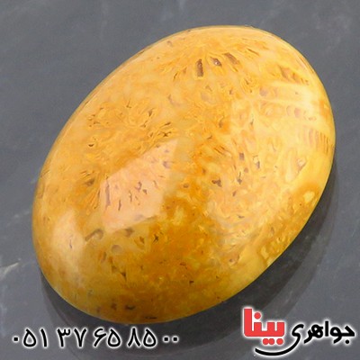 نگین انگشتر مرجان دریایی ناب خوشرنگ _کد:13557