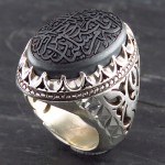 صینی مردانه درشت فاخر و خاص نقش انگشتری حضرت سلیمان _کد:1871