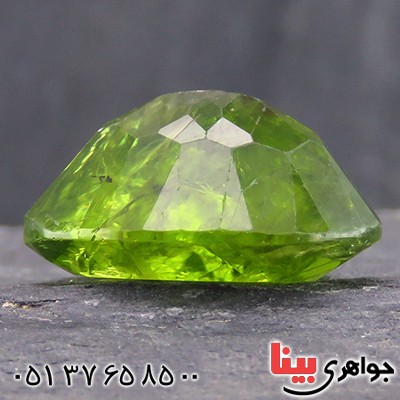نگین انگشتر زبرجد یخی درشت و خوشرنگ به همراه شناسنامه بین المللی دیجیتالی _کد:1880