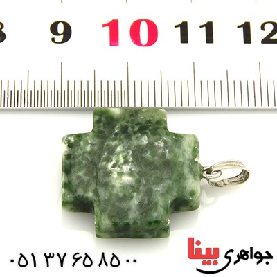 گردنبند عقیق خزه ای  تراش خاص _کد:13597