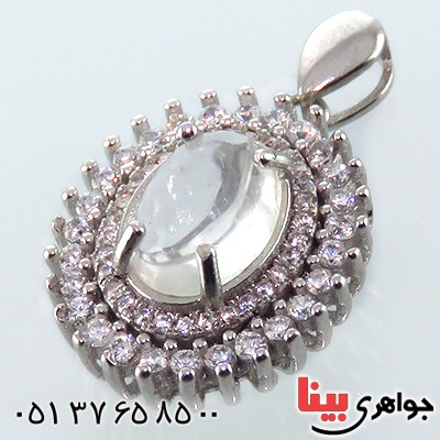 گردنبند در نجف زنانه رودیوم مدل بهنوش _کد:13598