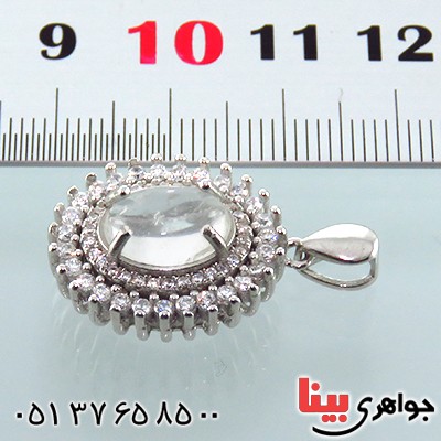 گردنبند در نجف زنانه رودیوم مدل بهنوش _کد:13598