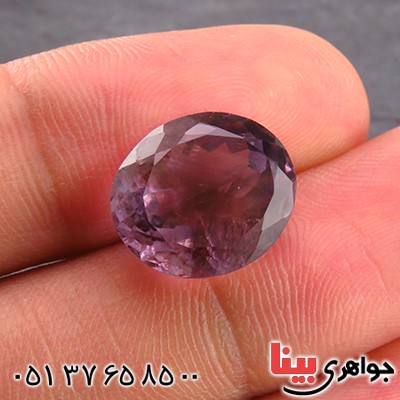 نگین انگشتر آمتیست درشت خوشرنگ _کد:13600