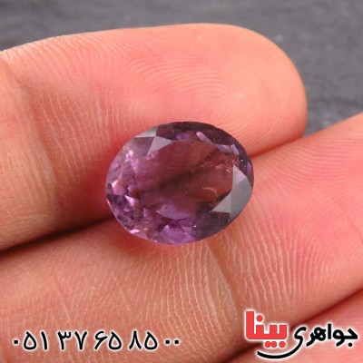 نگین انگشتر آمتیست خوشرنگ و زیبا _کد:13627