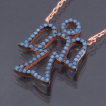 زنانه رودیوم مسی طرح فرشته _کد:13635