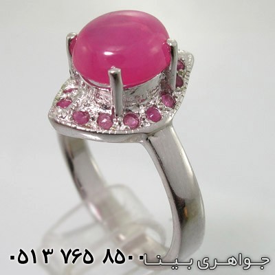 انگشتر یاقوت سرخ برگی