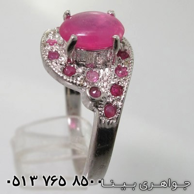 انگشتر یاقوت سرخ چشمی