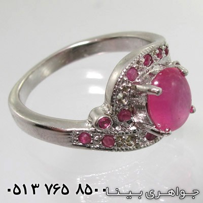 انگشتر یاقوت سرخ چشمی