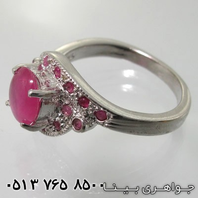 انگشتر یاقوت سرخ چشمی