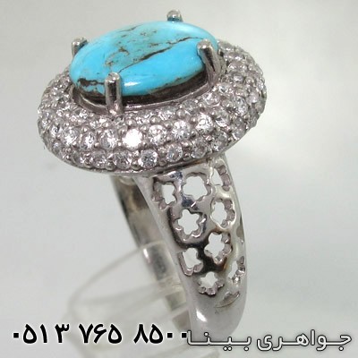 انگشتر فیروزه نیشابوری شبکه کاری