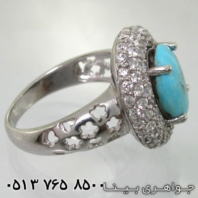 انگشتر فیروزه نیشابوری شبکه کاری