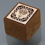 قاب انگشتری مخمل و MDF _کد:13669