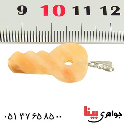 گردنبند عقیق تراش کلید _کد:13674