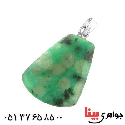 گردنبند یشم خوش نقش و خوشرنگ _کد:13678