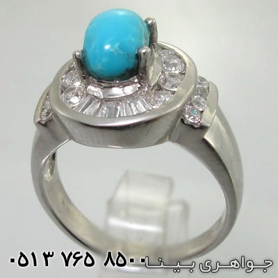 انگشتر فیروزه نیشابوری دایره