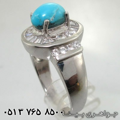 انگشتر فیروزه نیشابوری دایره