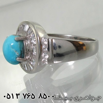 انگشتر فیروزه نیشابوری دایره