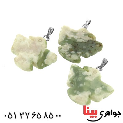 گردنبند جاسپر تراش پرنده گردنبند جاسپر تراش پرنده