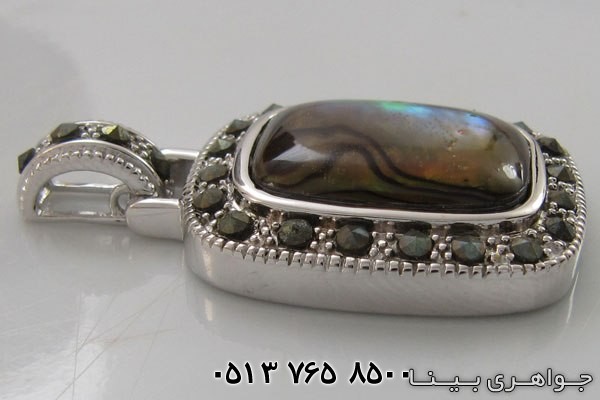 گردنبند صدف مربعی