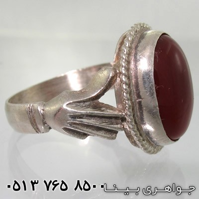 انگشتر عقیق دست دلبر