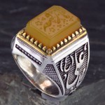 خوشرنگ مردانه درشت حکاکی گود یا رقیه _کد:13690