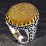 مردانه درشت حکاکی گود علی ولی الله محمد نبی الله _کد:13693