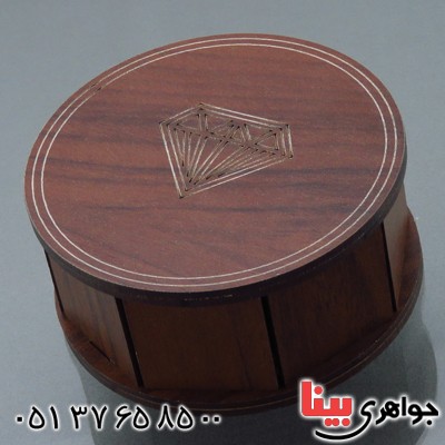 جعبه جواهر قاب نیم ستی یا النگویی MDF لیزری _کد:13699