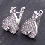 زنانه میکروستینگ رودیوم مدل قلب _کد:13752