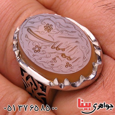 مردانه درشت حکاکی گود الله الملک رکاب شبکه کاری _کد:13757 مردانه درشت حکاکی گود الله الملک رکاب شبکه کاری _کد:13757