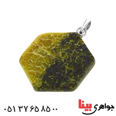 گردنبند مارسنگ تراش شش ضلعی _کد:13770