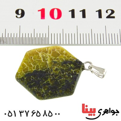 گردنبند مارسنگ تراش شش ضلعی _کد:13770