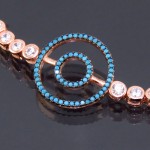 آسانسوری رودیوم مسی مدل لیندا _کد:13774