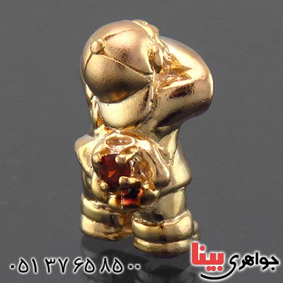 گردنبند یاقوت سرخ زنانه مانی مدل پسرک یاقوتی _کد:13846