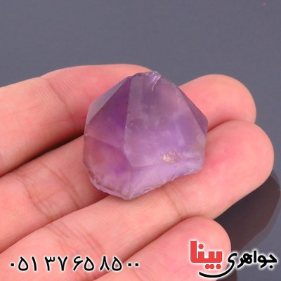 سنگ آمتیست نیمه تراش راف سنگ درمانی _کد:13858