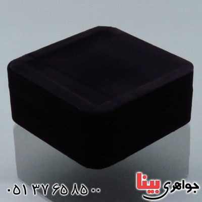 جعبه جواهر قاب نیم ستی مخمل سلطنتی _کد:13880