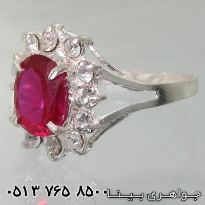 انگشتر نگین اتمی دور جواهر