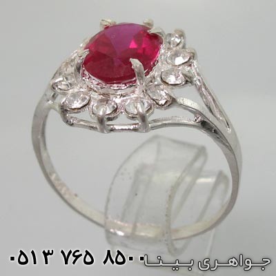 انگشتر نگین اتمی دور جواهر