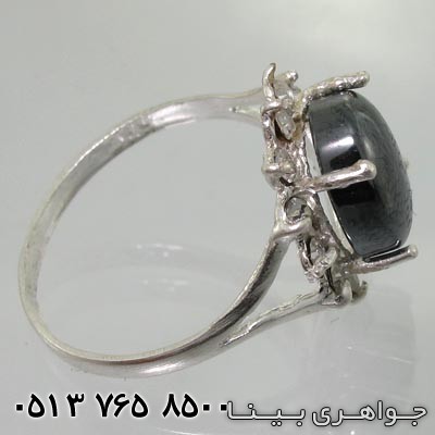 انگشتر حدید دور جواهر